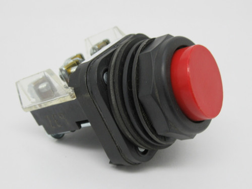 Allen-Bradley 800H-BR6A Series F Push Button Red Extended Head 1NO 1NC USED