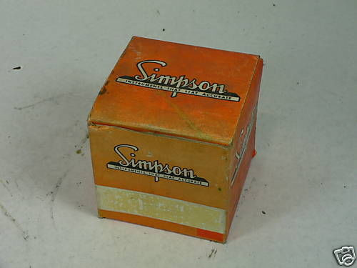 Simpson Electric 0-50 Amperes Panel Meter Model 57 ! NEW !