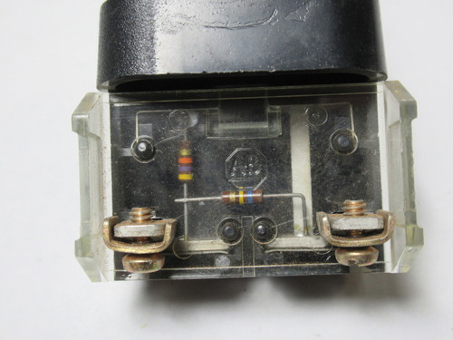 Allen-Bradley 800T-R10C Series N Neon Pilot Light 120V 50/60Hz Clear Lens USED