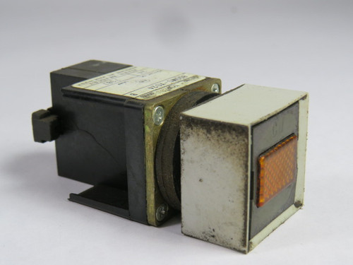 Allen-Bradley 800MS-X024A Push Button 24V 1NO 1NC w/ 800MS-WALA00 USED