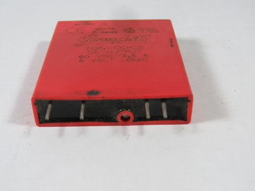 Grayhill 70G-ODC5 DC Output Module Input 5VDC Output 60VDC 3.5A USED