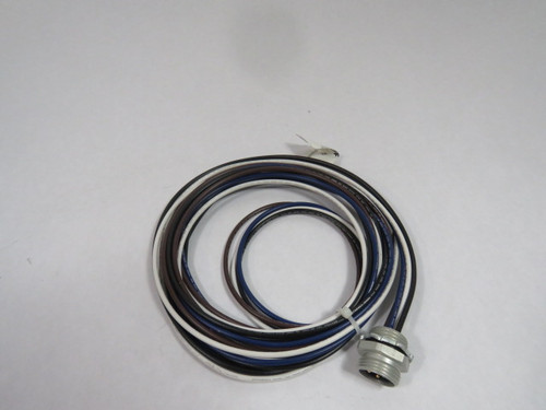 Balluff BCC0722 7/8" Male 4Pole Connector Cable 600VAC/DC 10A USED