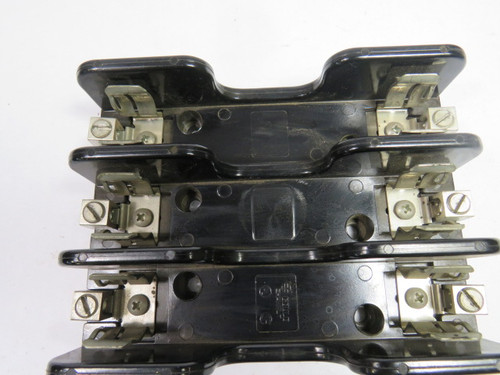 Gould 60603 Fuse Block 60A 600V 3-Pole USED