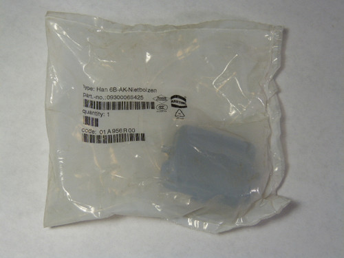 Harting 09300065425 HAN-EE-Series Metal Protection Cover NWB