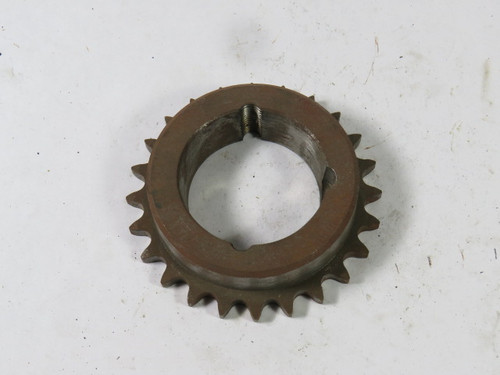 Generic 40-24 Roller Chain Sprocket 24 Teeth 2-1/4" Bore USED