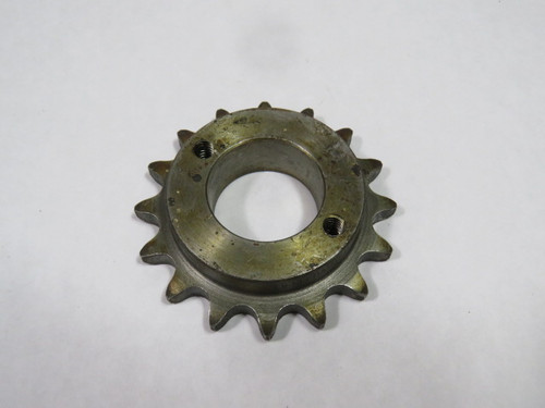 Browning 40G16-1-1/4 Roller Chain Sprocket 1-1/4" Bore 16 Teeth USED