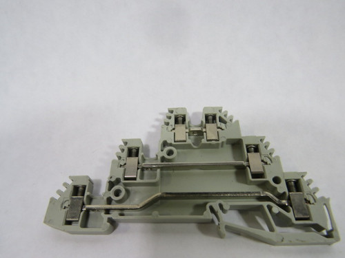 Allen-Bradley 1492-WTF3 Grey 3 Circuit Terminal Block 10A 300VAC/DC USED