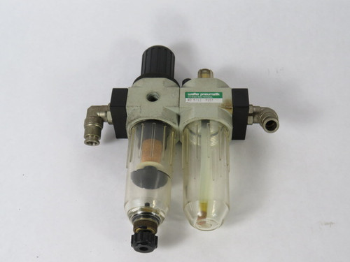Walter Pneumatik Pneumatic Filter Regulator W/ Lubricator W/O Gauge USED