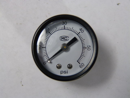 MC F-PGS004006P Pressure Gauge 0-60PSI ! NEW !