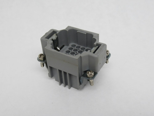Harting 09160243001 Male Connector Insert 24 Position 10A 250V USED