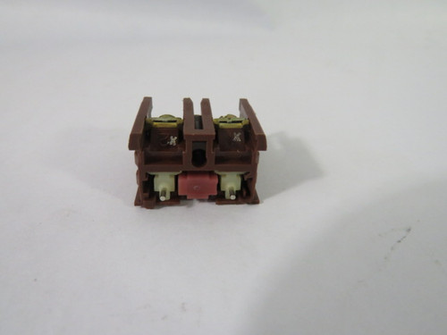 Fuji Electric AHX291 Brown Contact Block 600V 10A for AH25 Series USED