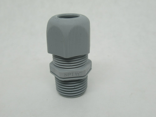 Kleinhuis 1234N1201 Light Grey Ipon Cord Connector 1/2" NPT Lot of 20 NOP