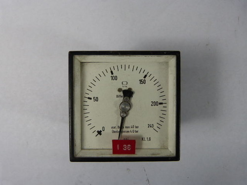 Generic 0-240 Panel Meter 0-240PSI USED