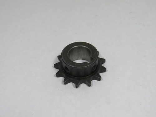 Tsubaki 40B13F-7/8 Sprocket 7/8" Bore 13 Teeth 40 Chain 1/2" Pitch USED
