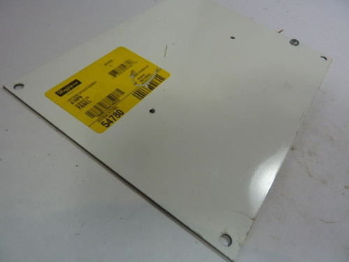 Hoffmann A10P8 Panel J-Box 8.75x6.88 - Fits 10x8 Steel  White USED