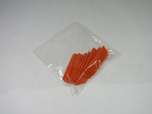 Wago 280-315 Terminal Block End Plate Lot of 10 ORANGE USED