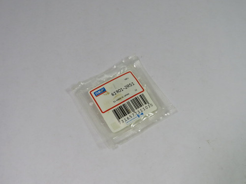 SKF 61901-2RS1 Ball Bearing 12MM Bore 24MM OD 6MM ! NWB !