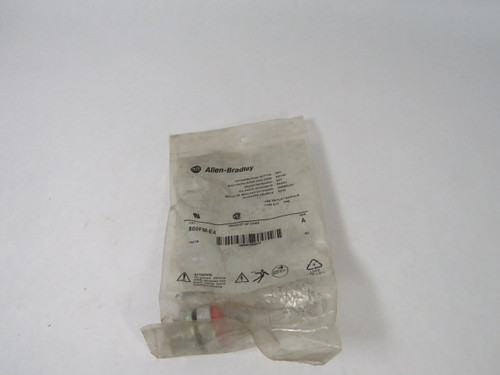 Allen-Bradley 800FM-E4 Series A Red Extended Pushbutton ! NWB !