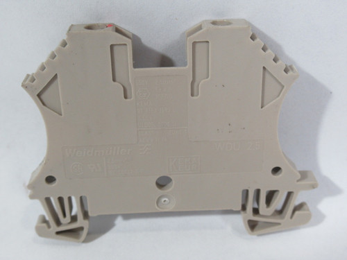 Weidmuller WDU2.5 Terminal Block 550/800V Lot of 20 BEIGE USED