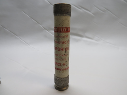 Gould Shawmut TRSR60 Time Delay Fuse 60A 600V USED