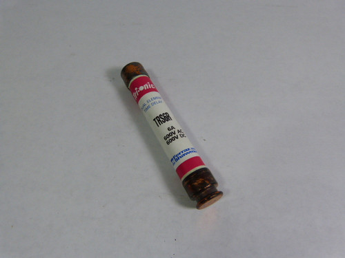Ferraz Shawmut TRS6R Dual Element Time Delay Fuse 6A 600V USED