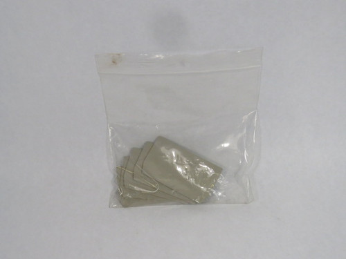 Weidmuller ZAP-TW-ZDU10 Terminal Block End Plate Lot of 5 BEIGE USED