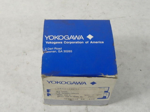 Yokogawa Model 250-2-800-0-800 Panel Meter Range 800-0-800DCA ! NEW !