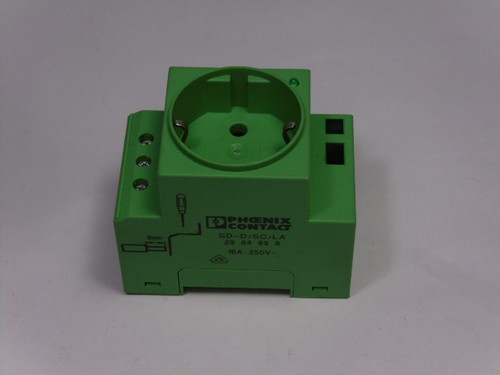 Phoenix Contact SD-D/SC/LA 2964898 Socket Rail Mountable USED