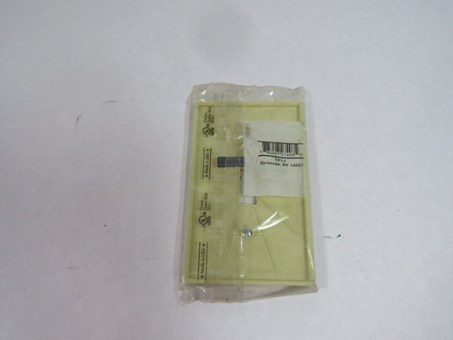 Pass & Seymour TP1-I Ivory 1-Gang Toggle Switch Wall Plate ! NWB !