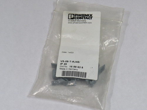 Phoenix Contact VS-08-T-RJ45/IP20 Push Pull Connector Lot of 2 ! NWB !