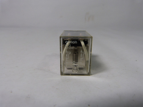 Omron LY2-DC12 General Relay 12VDC 10/12A 120VAC/240VAC 8 Blade USED