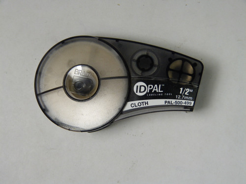Brady PAL-500-499 Label Cartridge 1/2" X 19"L Black And White USED
