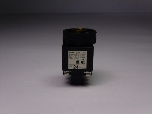 IDEC LW-C20 Contact Block 24V Lamp USED