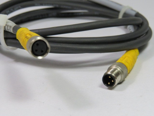 Turck PKG3M-1.5-PSG-3M/S90 Cordset 3Wire 125V USED