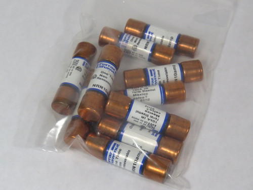 Ferraz Shawmut NRN10 One Time Fuse 10A 250V Lot of 10 USED