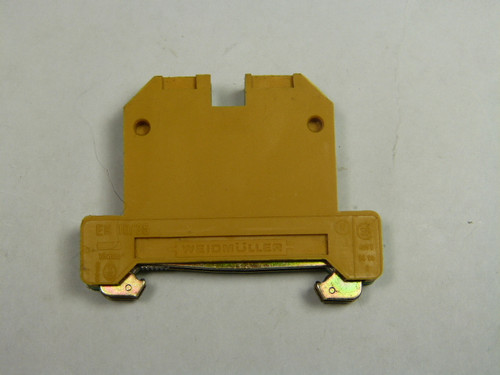 Weidmuller EK-10/35 Terminal Block 10MM Green/Yellow USED