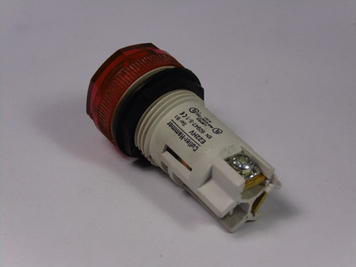 Cutler-Hammer E22HVP2 Pilot Light Red Lens 250V 2.6W USED