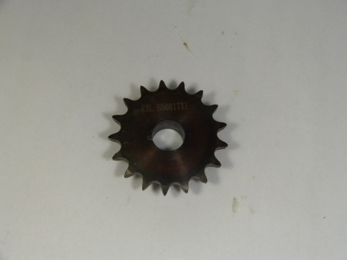 RBL H50B17 Sprocket 17 Teeth 5/8" Bore 2-11/16" Hub USED