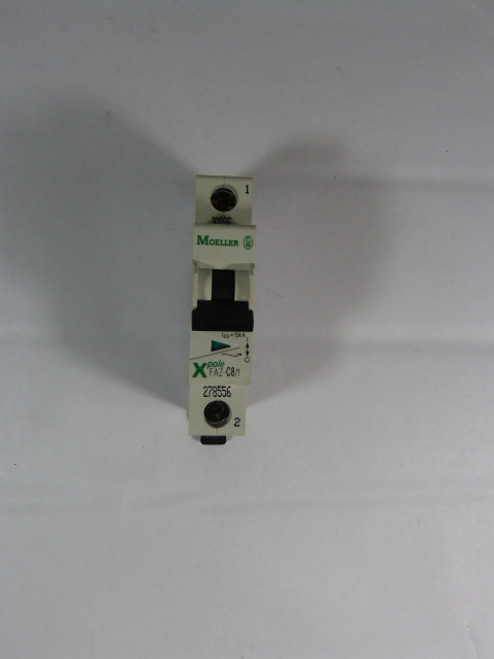 Moeller FAZ-C8/1 Supplementary Protector 1 Pole 8 Amp USED
