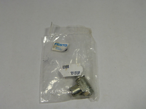 Festo GRLA-1/8-NPT-B 151539 One-Way Flow Control Valve ! NWB !