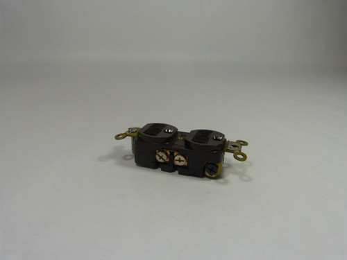 Hubbell HBL5252 Electrical AC Power Receptacle 15 A 125 V Brown USED