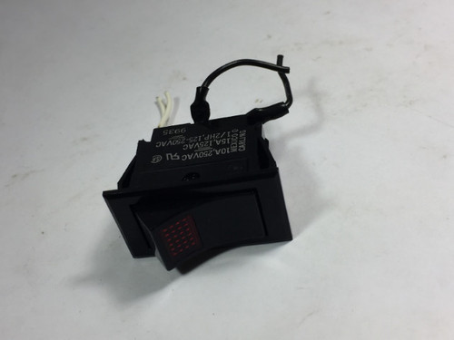 Carling 9935 Rocker Switch 10 Amp 125-250VAC 1/HP USED