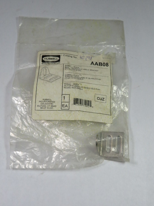 Hubbell AAB08 Adjustable Bracket 8MM ! NWB !
