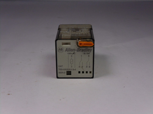 Allen-Bradley 700-HA32A1-3-4 Relay 120VAC 10A SER D USED