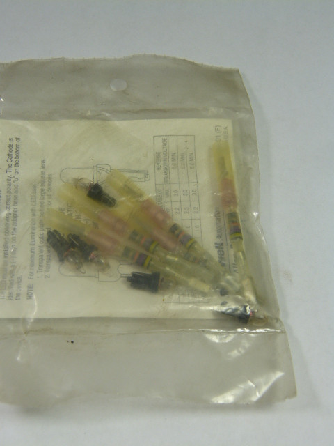 Allen-Bradley 800A-N110 Neon Push Button Lamp 120V 0.3W AMBER 5-Pk NWB