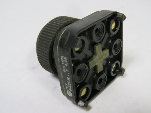 Allen-Bradley 800H-R2 Push Button Black Booted Head No Contacts USED