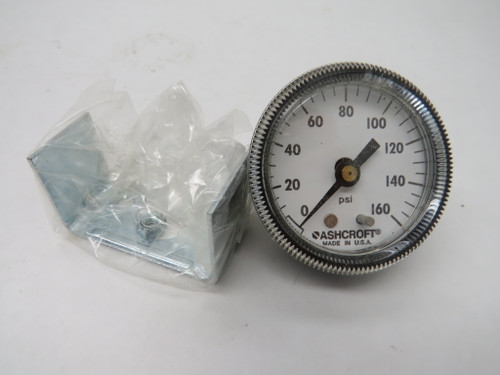 Ashcroft 20W1001TH Analog Needle Pressure Gauge 0-160 PSI  NEW