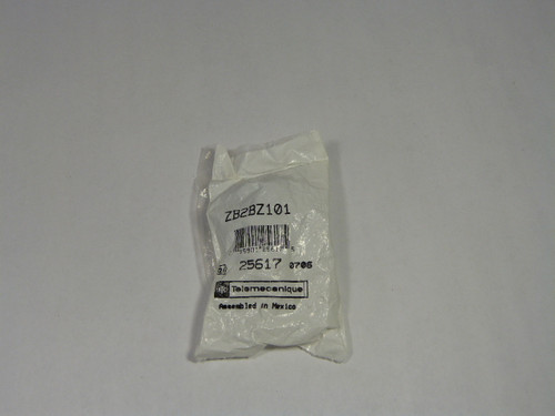 Telemecanique ZB2BZ101 Control Button Body 1NO 10A C/W Mount & Contact Block NWB