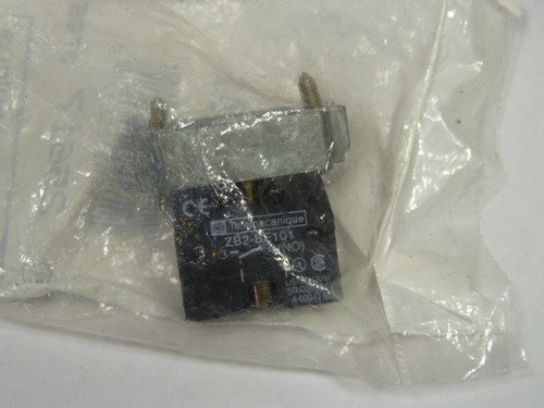 Telemecanique ZB2BZ101 Control Button Body 1NO 10A C/W Mount & Contact Block NWB