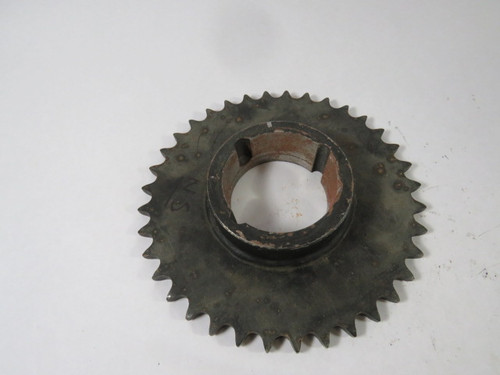 Martin 50BTB36 Tapered Sprocket 1/2"- 2"B 36T 50 Chain 5/8" P *RUST* USED